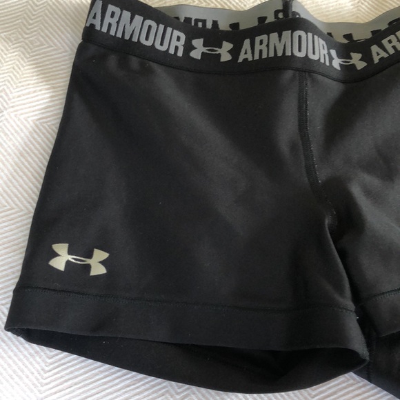 Under Armour HeatGear Mid-Rise Shorty, Black - Picture 4 of 4